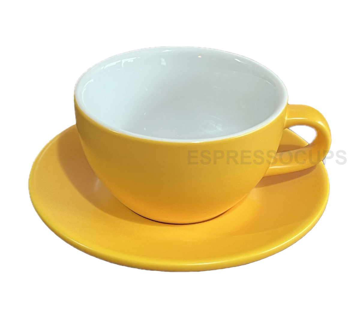 "TULIPANO" Latte Cups 300ml - yellow (matte)